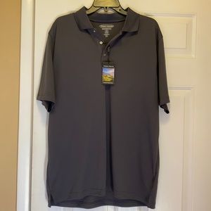 NWT Pebble Beach dark gray polo